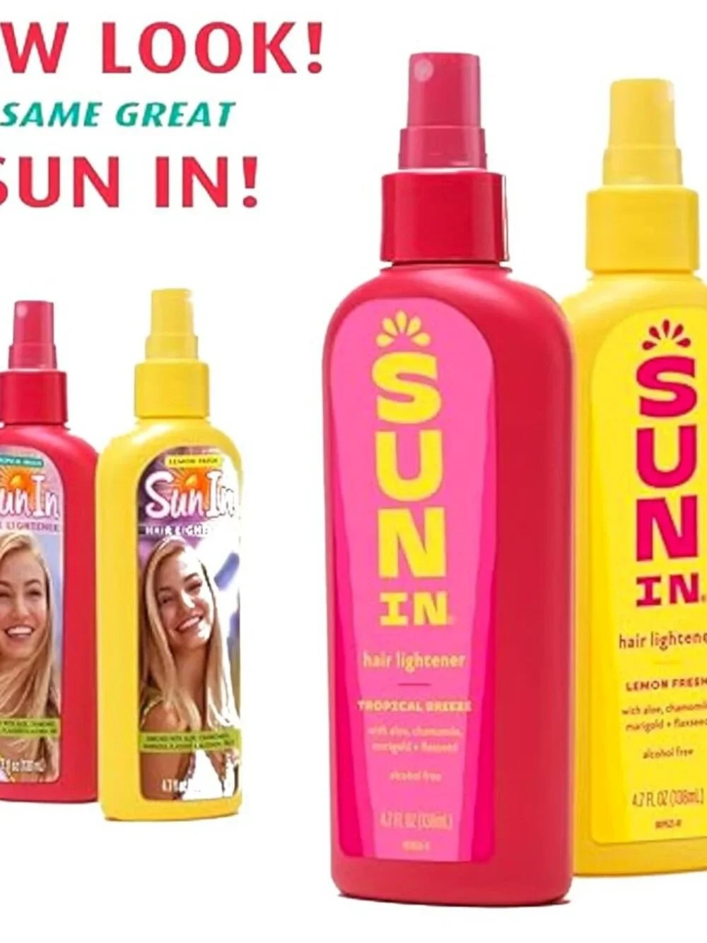 Sun-In Tropical Breeze Hair Lightener Spray 4.7 oz Nearly Full